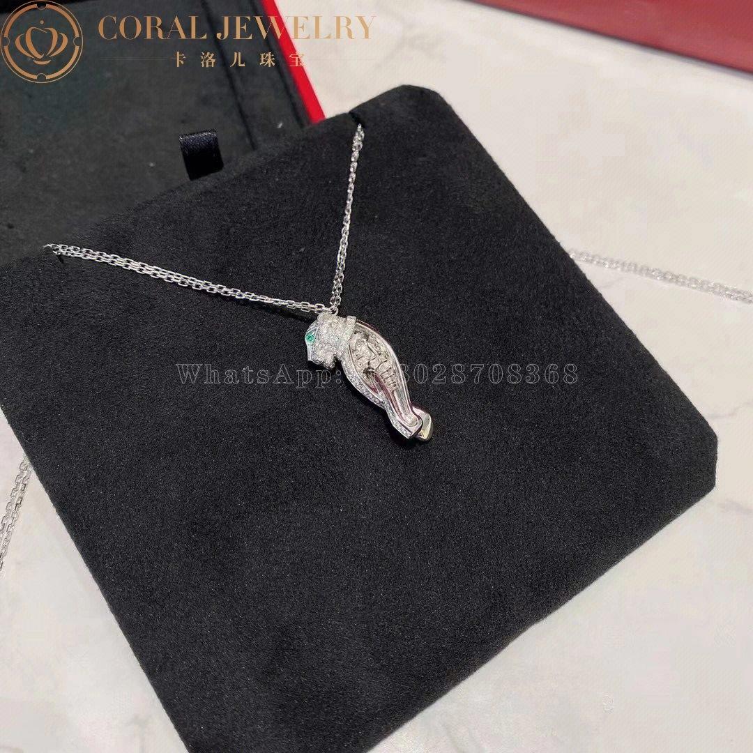 Cartier Panthère De Cartier Necklace, White Gold Diamonds N7219900