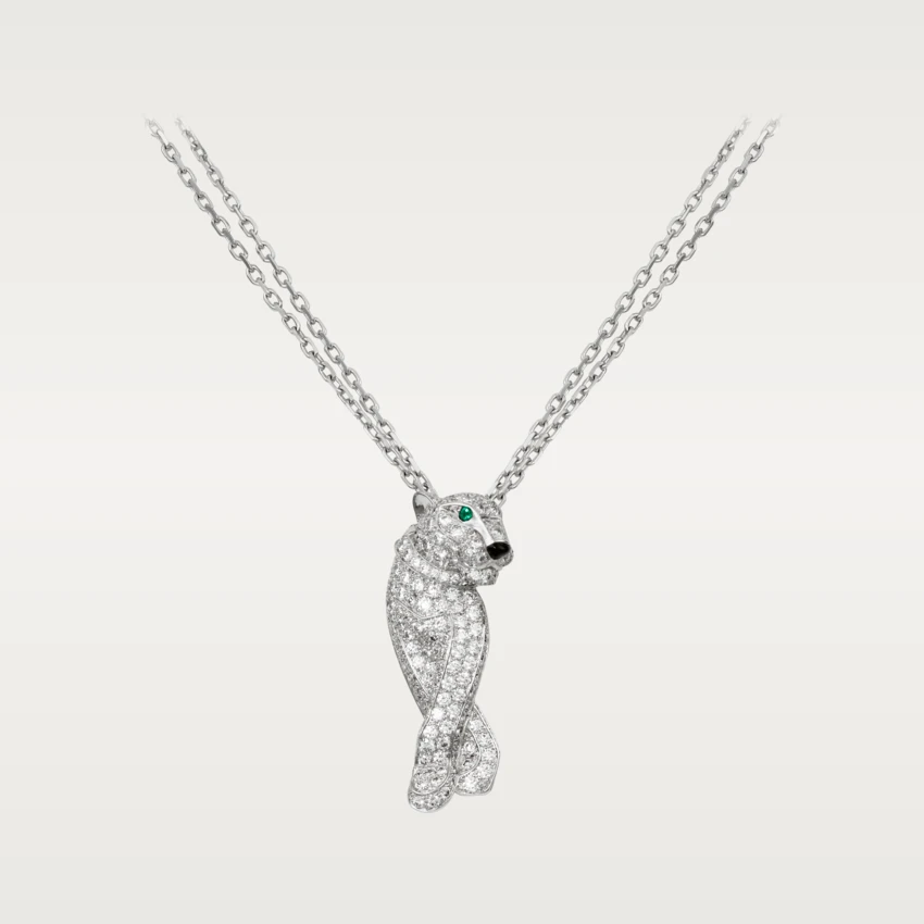 Cartier Panthere De Cartier Necklace White Gold Diamonds N7219900