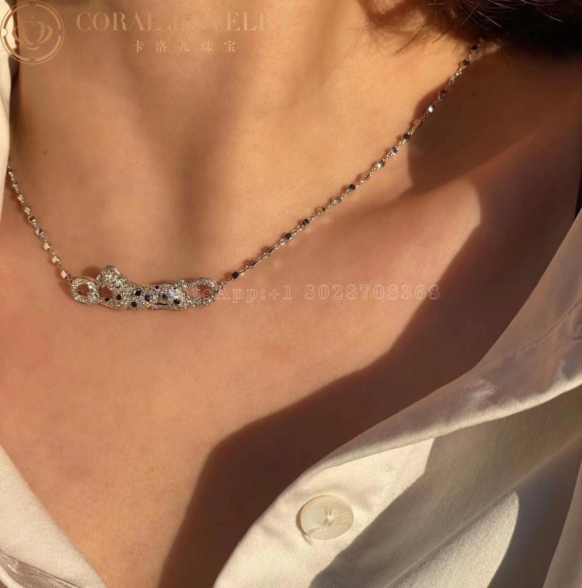 Cartier Panthère De Cartier Necklace, White Gold Diamonds N7424219 - Image 8