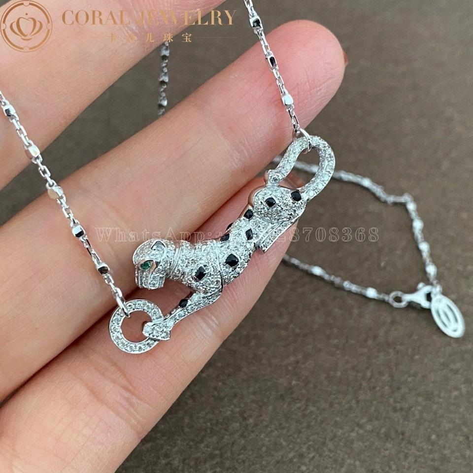 Cartier Panthère De Cartier Necklace, White Gold Diamonds N7424219