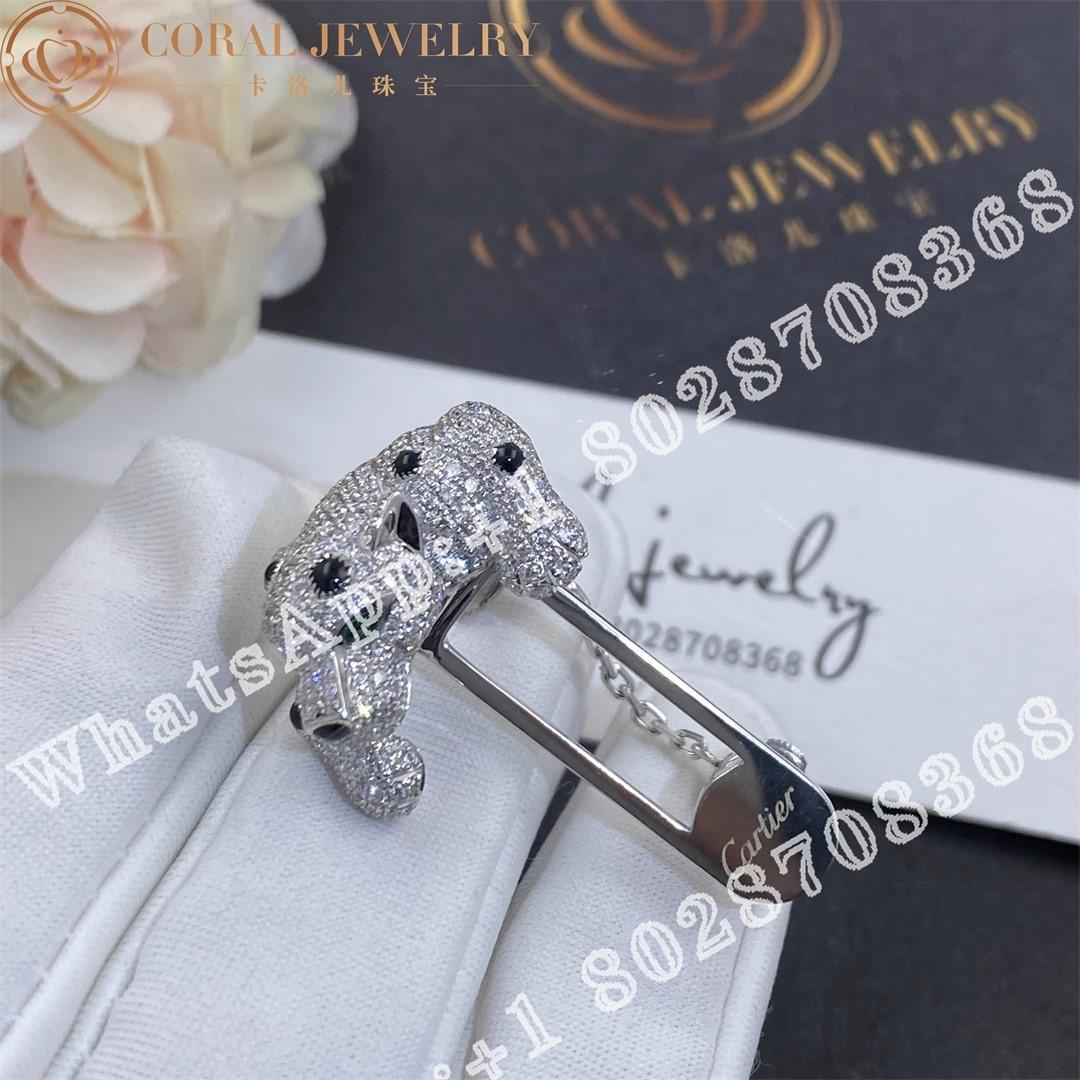 Cartier Panthere De Cartier Pocket Gem White Gold Emeralds Onyx Diamonds Ref Og000175 Coral (1)
