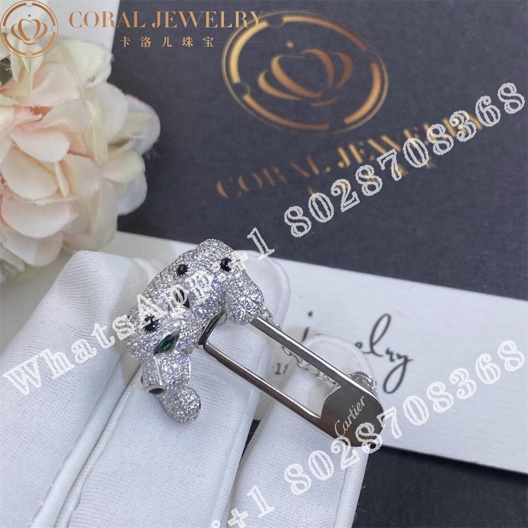 Cartier Panthere De Cartier Pocket Gem White Gold Emeralds Onyx Diamonds Ref Og000175 Coral (2)