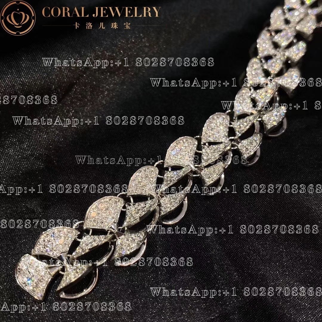 Bulgari Divas' Dream Bracelet White Gold With Diamonds Ref.: BR856568