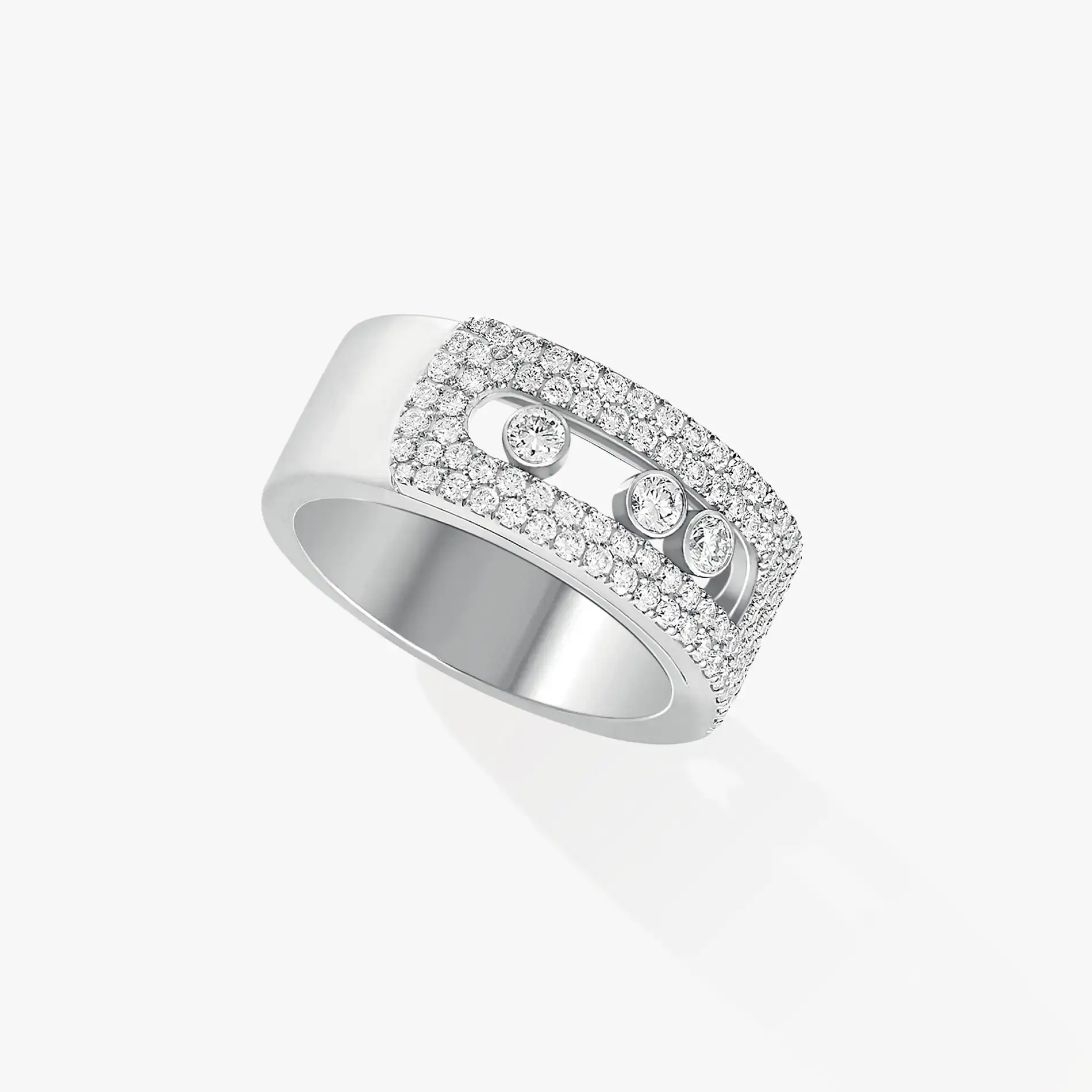 Messika Move Noa pavé-set diamond ring for women 10102-WG