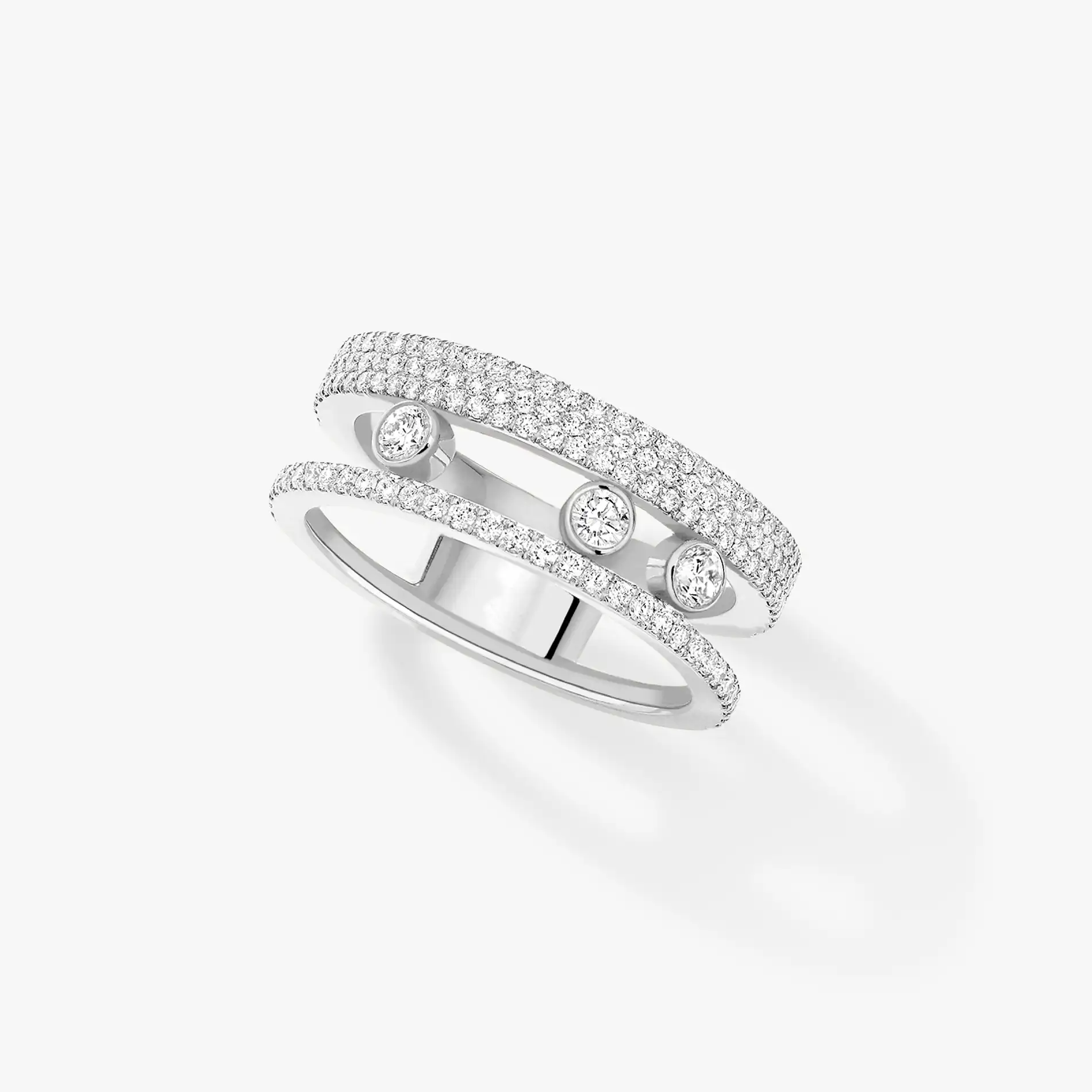 Messika Move Romane pavé diamond ring 07128-WG