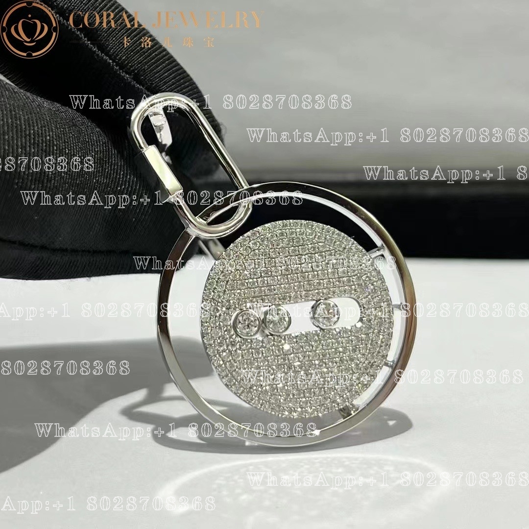 Messika Lucky Move Diamond Carabiner Ring 10821 Wg Coral (2)