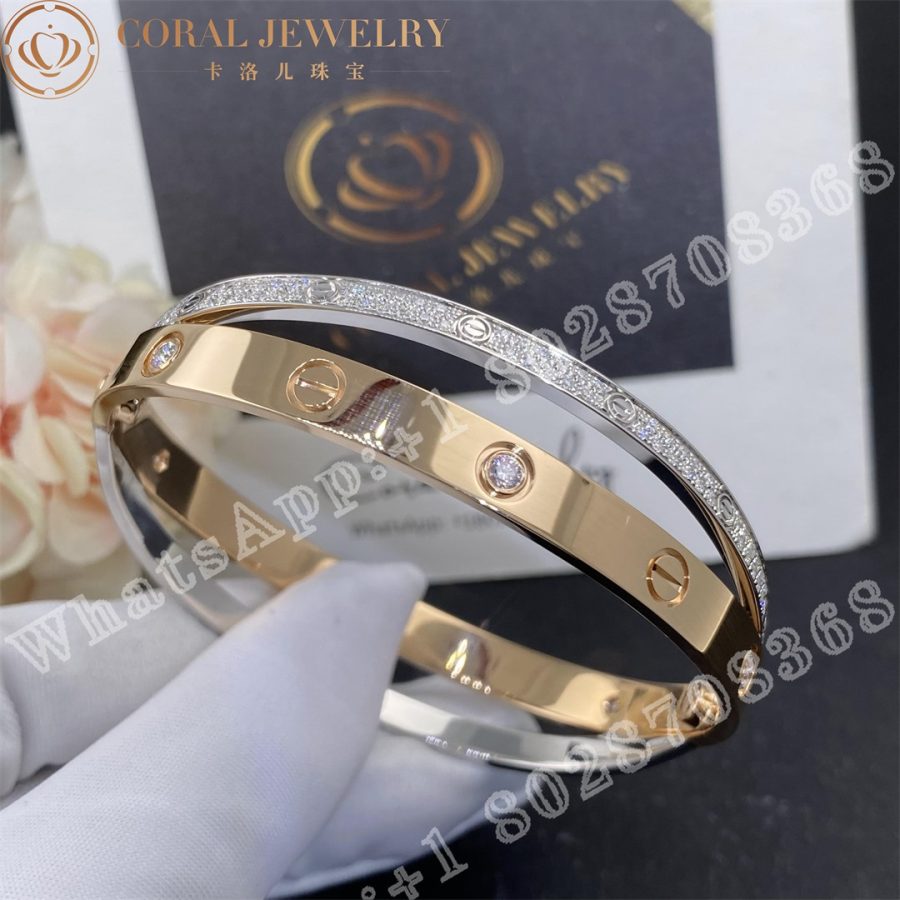 Cartier Love Bracelet, Diamond-paved Ref. N6039217 - Image 3