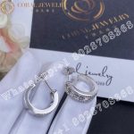 Messika Move Pavé Hoop White Gold Diamond Earrings 04993-WG - Image 5