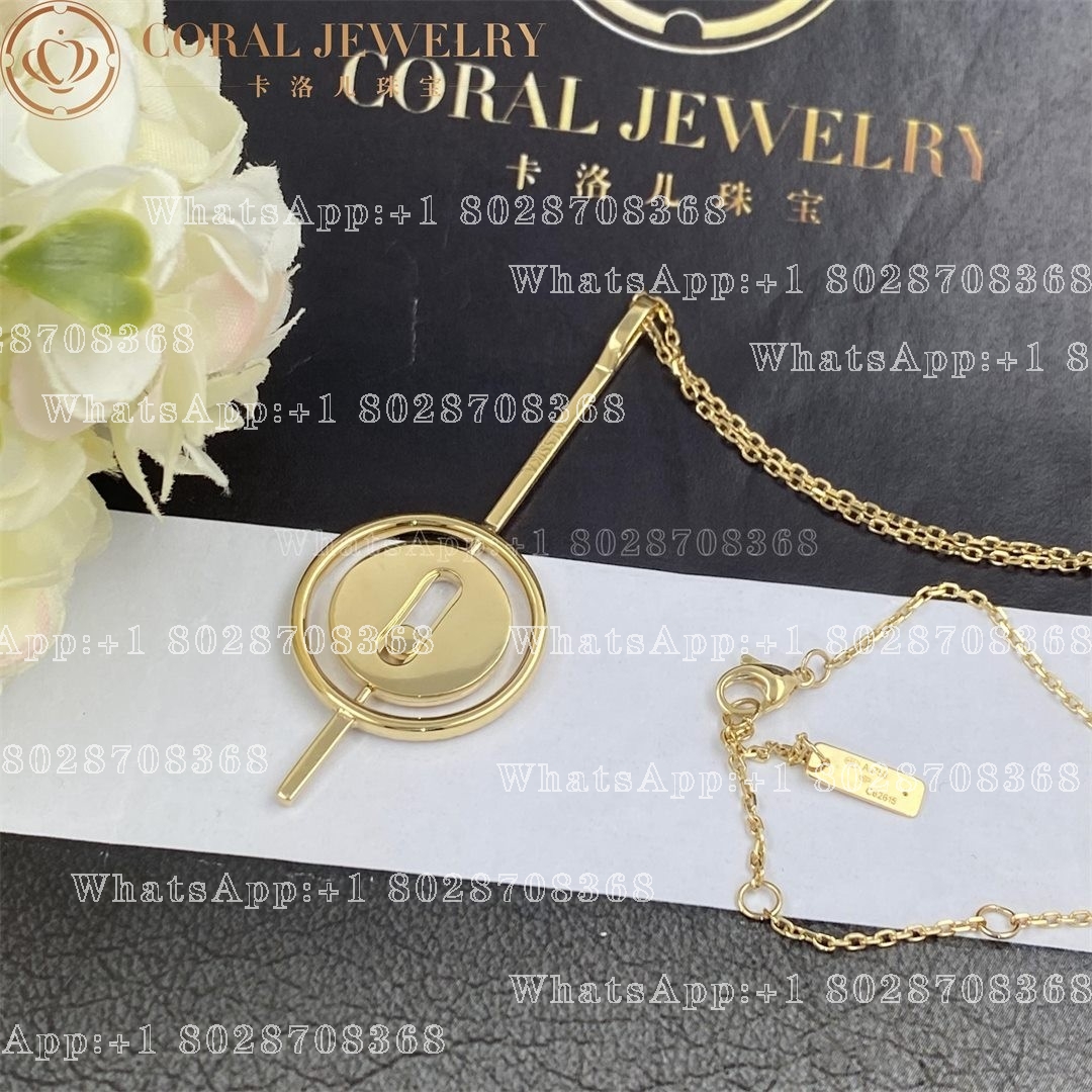 Messika Lucky Move Arrow Necklace Yellow Gold Diamond Necklace 10113-YG - Image 6