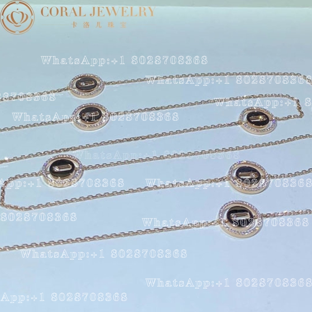 Messika Lucky Move Long Necklace Pink Gold Diamond Necklace 11370-PG - Image 5