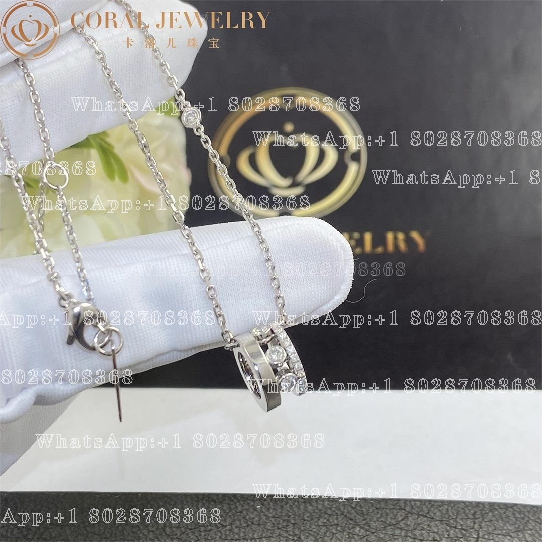 Messika Move Romane Pendant White Gold Diamond Necklace 07158-WG