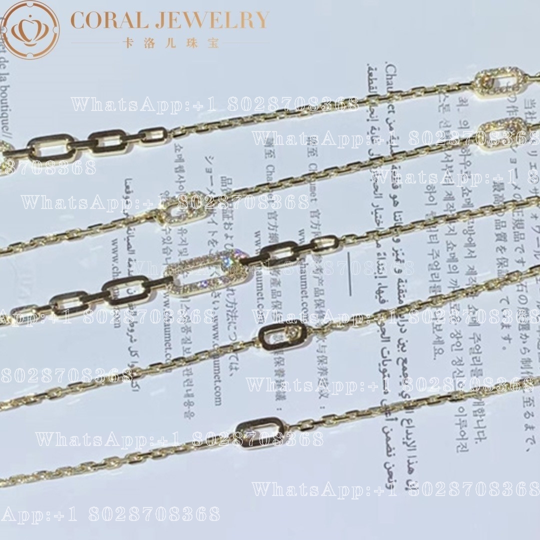 Messika Move Uno Yellow Gold Diamond Necklace 07170-YG