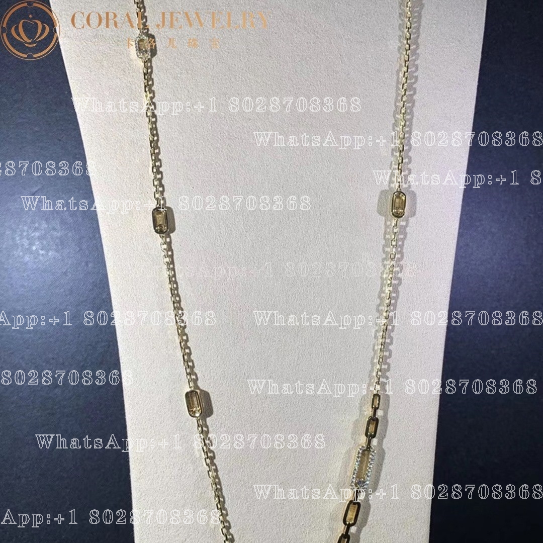 Messika Move Uno Yellow Gold Diamond Necklace 07170-YG - Image 7