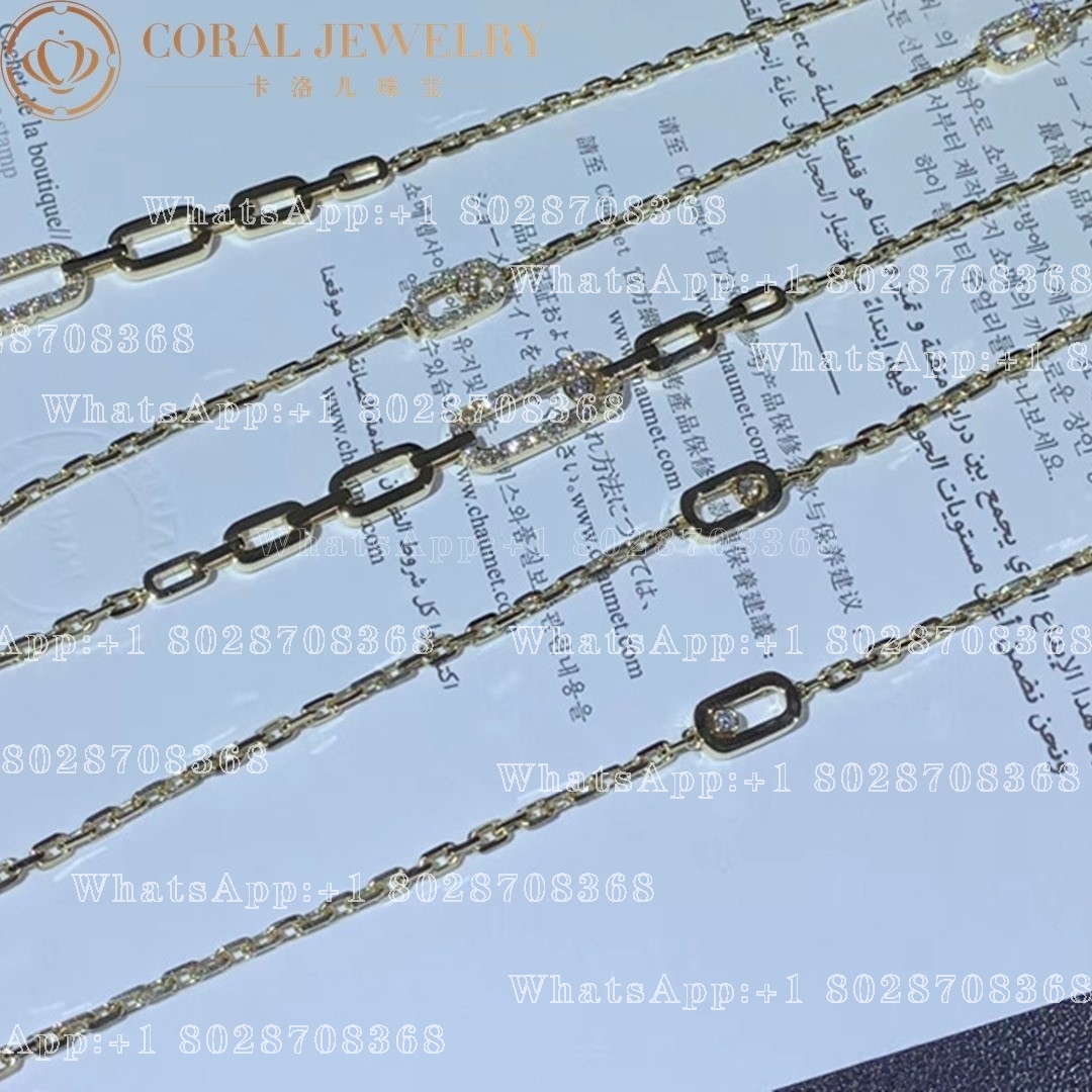 Messika Move Uno Yellow Gold Diamond Necklace 07170-YG