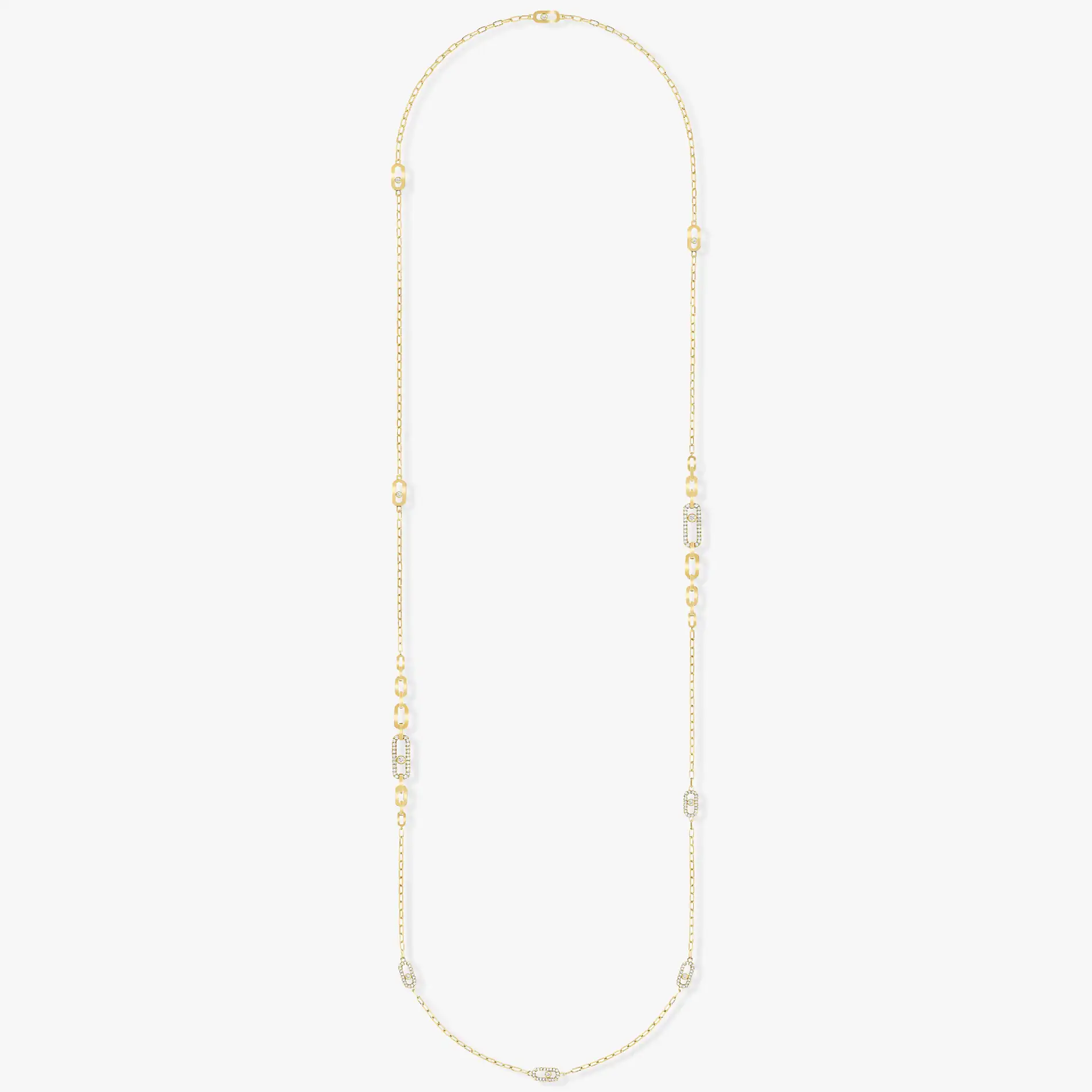Messika Move Uno Yellow Gold Diamond Necklace 07170-YG
