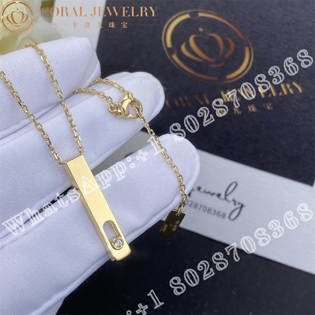 Messika My First Diamond Yellow Gold Diamond Necklace 07498 Yg Coral (1)