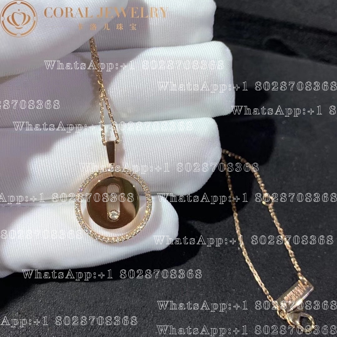 Messika Lucky Move PM Rose Gold Diamond Necklace 07396-PG