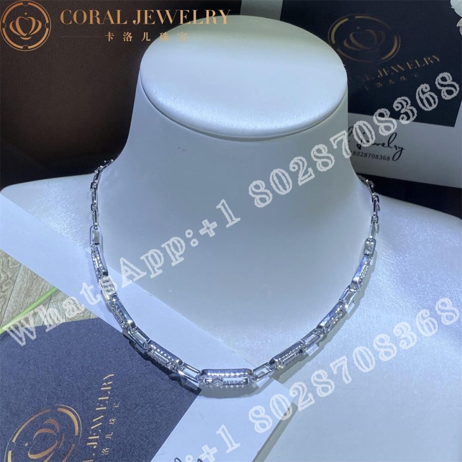 Messika Move Uno Multi Choker White Gold Diamond Necklace 12010-WG - Image 3