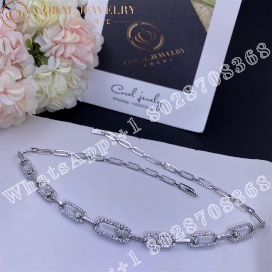 Messika Move Uno Multi Choker White Gold Diamond Necklace 12010-WG - Image 5