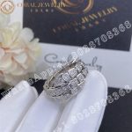 Bulgari Serpenti Viper two-coil 18 kt white gold ring, set with pavé diamonds Ref.: 357266 - Image 3