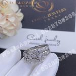 Bulgari Serpenti Viper two-coil 18 kt white gold ring, set with pavé diamonds Ref.: 357266 - Image 5