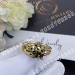 Cartier Panthère De Cartier Ring, Yellow Gold, Tsavorite,  Onyx Ref. B4096700 - Image 3
