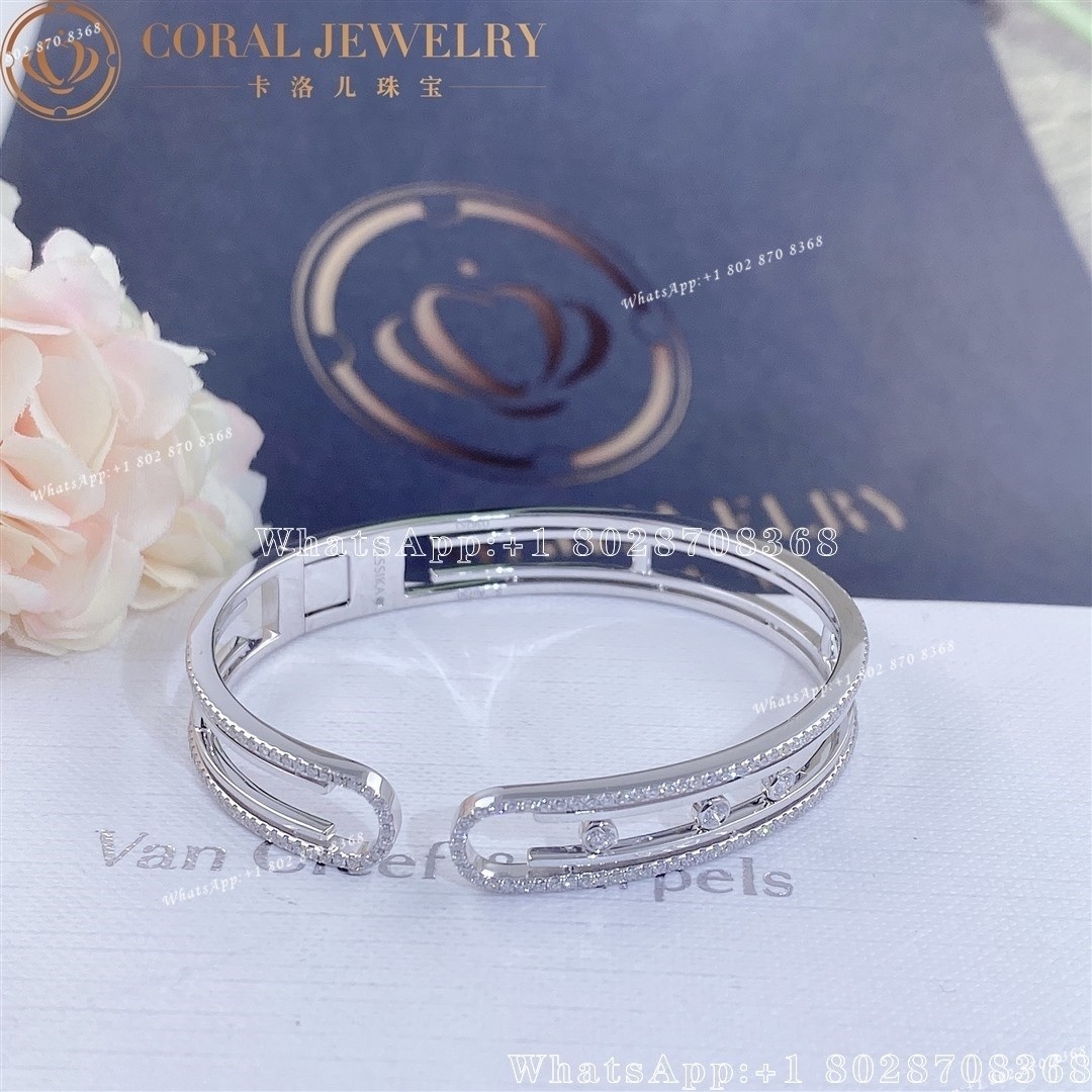 Messika Move 10th Bangle White Gold Diamond Bracelet 11426-WG