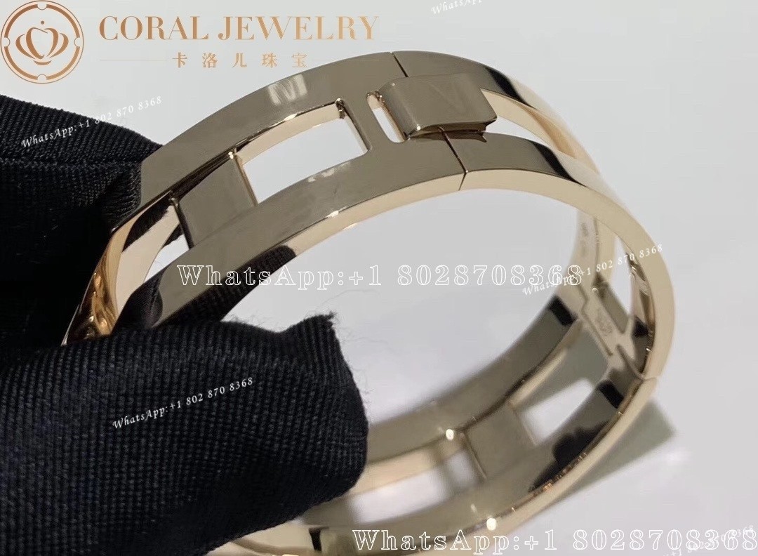 Messika Move Pei Cuff Pink Gold Diamond Bracelet 06957-PG