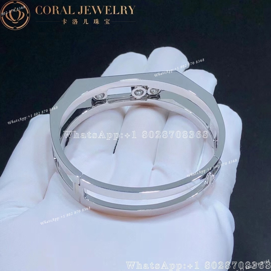 Messika Move Pei Pavé Cuff  White Gold Diamond Bracelet 06750-WG - Image 6