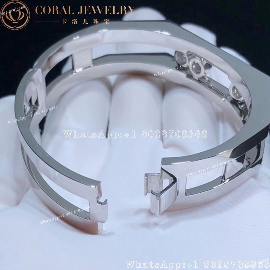 Messika Move Pei Pavé Cuff  White Gold Diamond Bracelet 06750-WG - Image 7