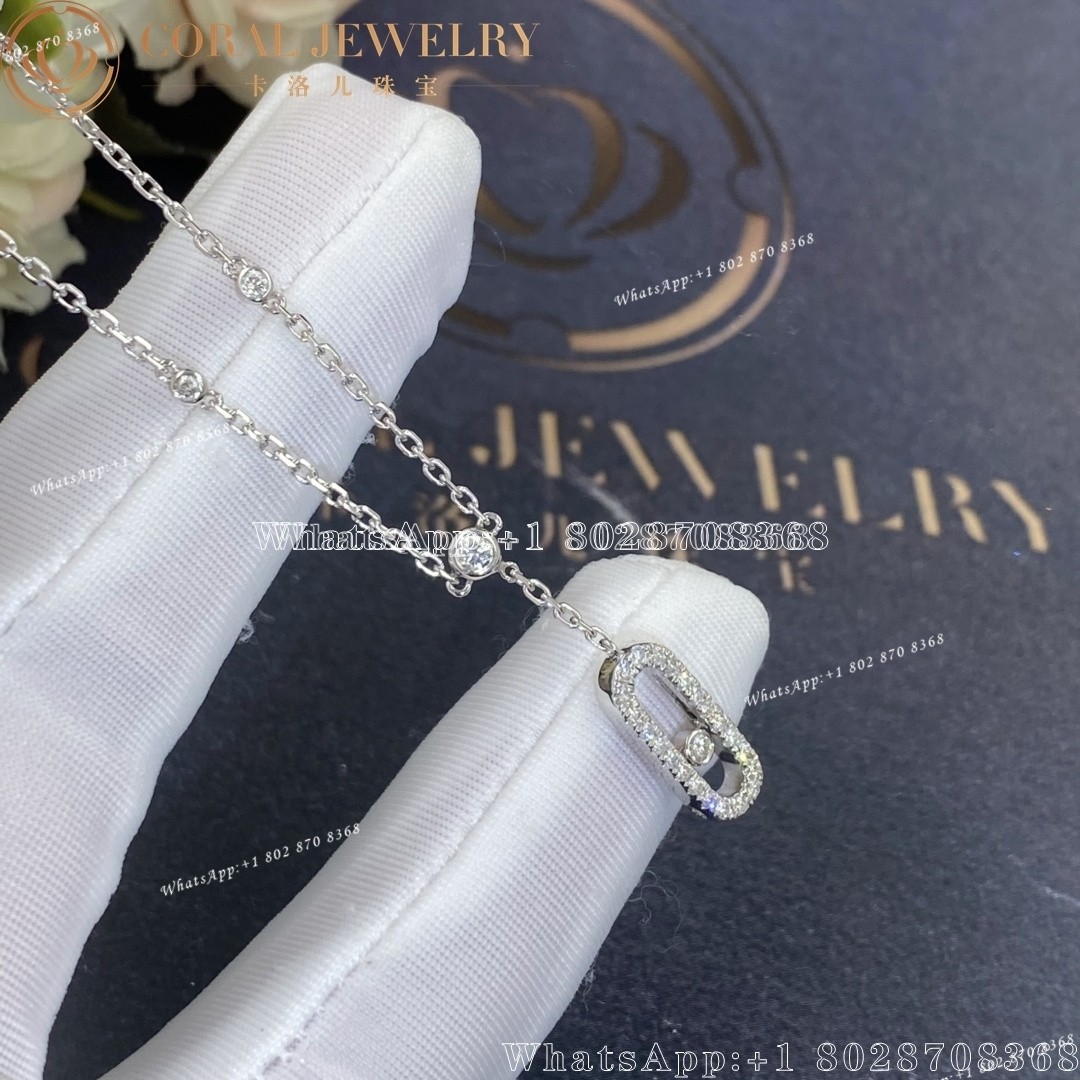 Messika Move Uno Ankle Bracelet White Gold Diamond Bracelet 06592 Wg Coral (1)