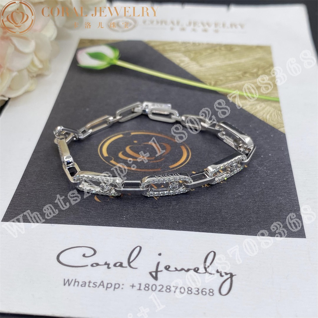 Messika Move Uno Multi White Gold Diamond Bracelet 12187 Wg Coral (1)