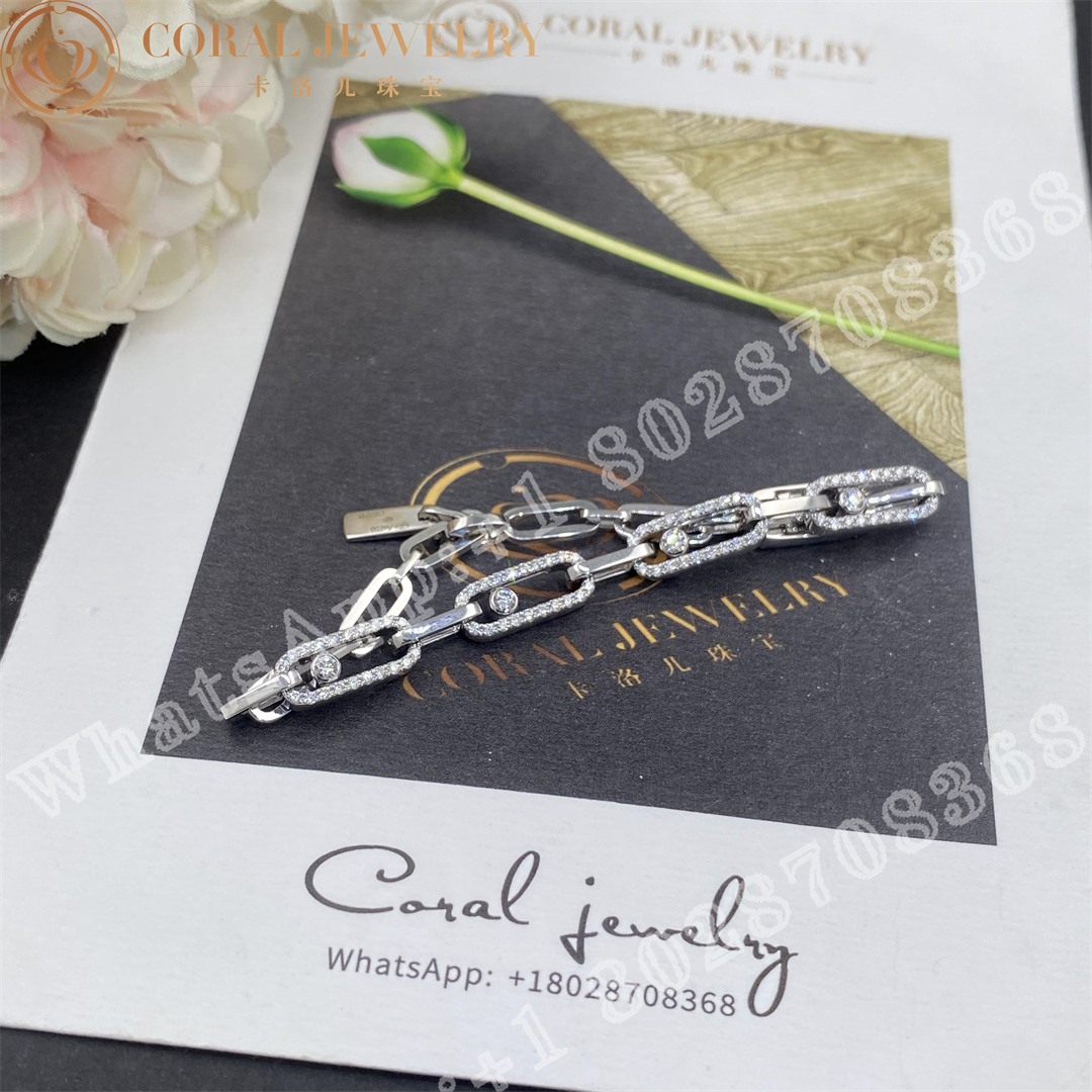 Messika Move Uno Multi White Gold Diamond Bracelet 12187-WG - Image 8