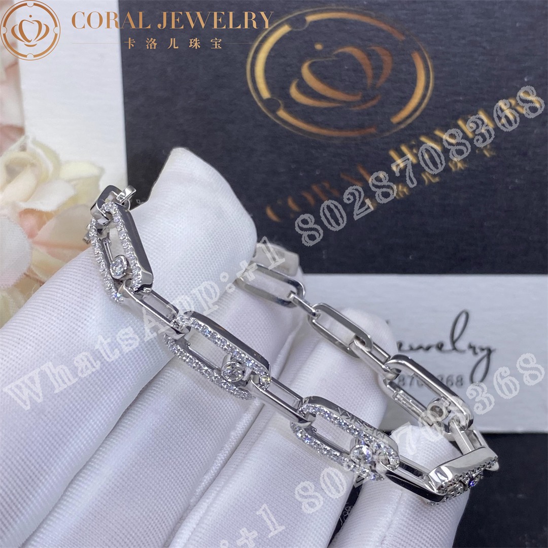 Messika Move Uno Multi White Gold Diamond Bracelet 12187-WG - Image 4