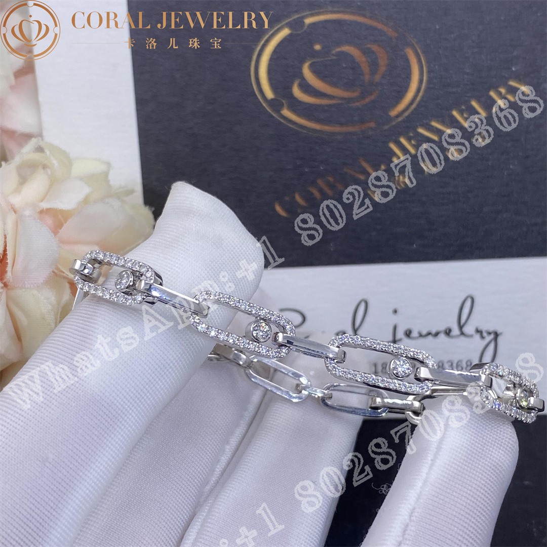 Messika Move Uno Multi White Gold Diamond Bracelet 12187-WG - Image 3