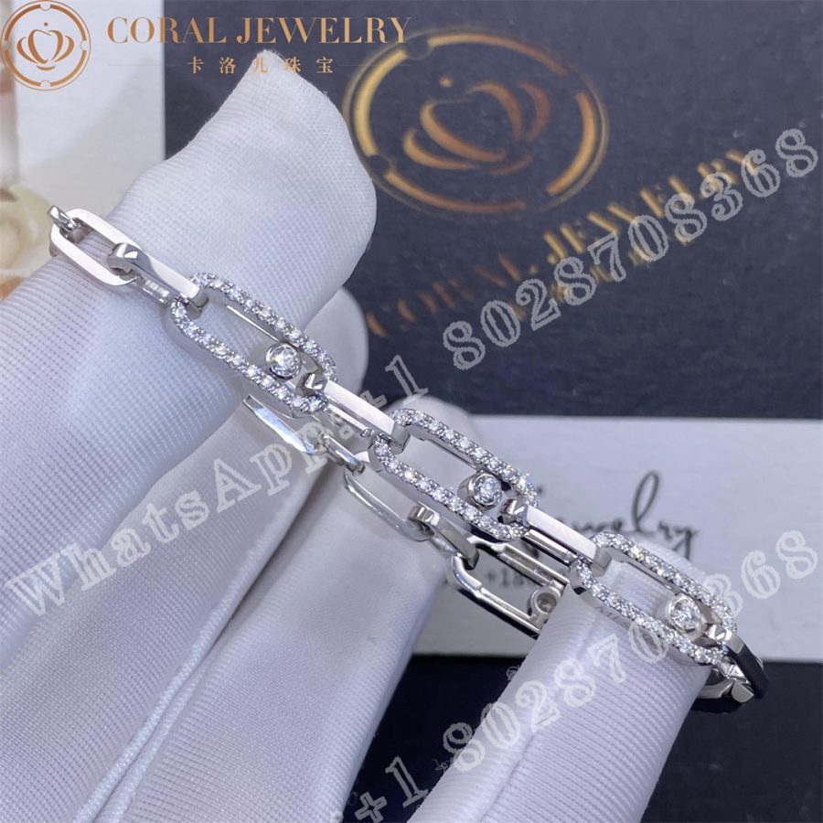 Messika Move Uno Multi White Gold Diamond Bracelet 12187-WG - Image 5