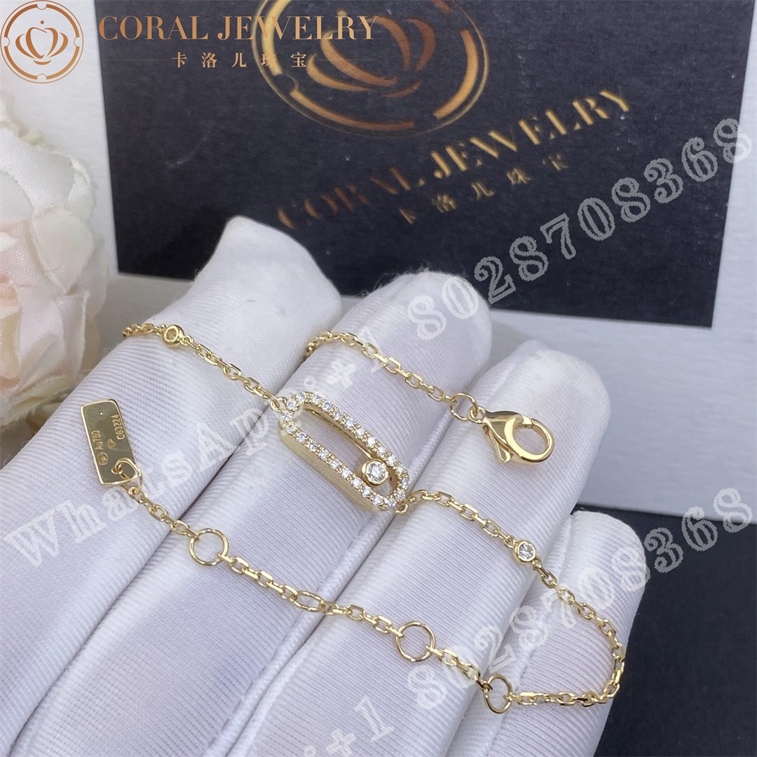 Messika Move Uno Pave Yellow Gold Diamond Bracelet 04706 Yg Coral (2)