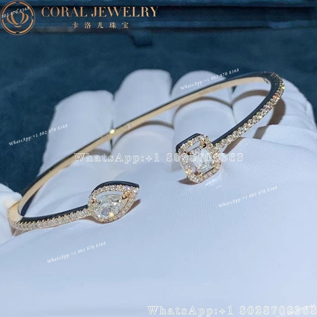 Messika My Twin Skinny 0,15ct x2 Yellow Gold Diamond Bracelet 06161-YG