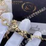 Cartier Panthère de Cartier Diamond and Tsavorite Garnet Necklace in Yellow Gold N7059200 - Image 4