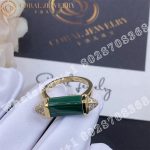 Cartier Les Berlingots De Cartier Ring Yellow Gold, Malachite, Diamond REF.:  B4235500 - Image 4