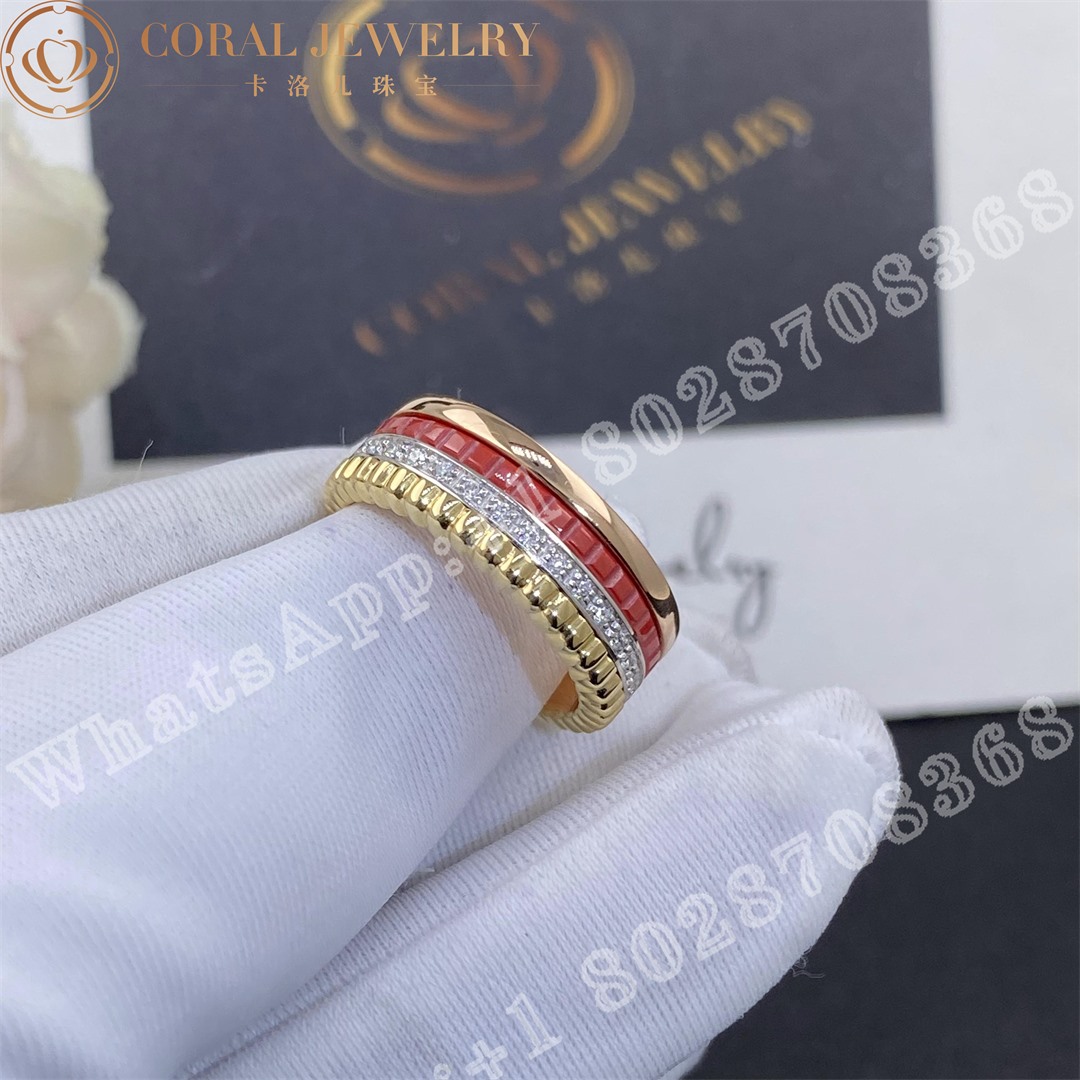 Boucheron Quatre Red Edition Small Ring Jrg02938 Coral (5)