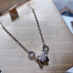 Bulgari B.zero1 soft bracelet in 18 kt white gold with pavé diamonds Ref.: 350898