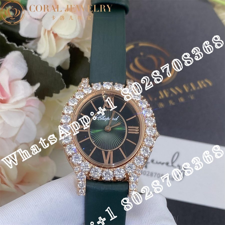 Chopard L’heure Du Diamant Oval Medium 18-carat Rose Gold and Diamonds Ref. Number: 139383-5009