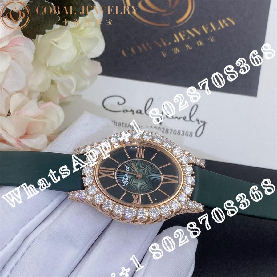 Chopard L’heure Du Diamant Oval Medium 18-carat Rose Gold and Diamonds Ref. Number: 139383-5009