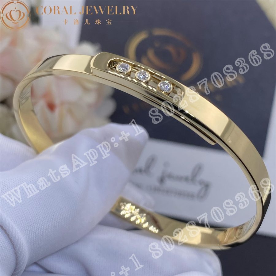 Messika Move Noa Bangle SM Yellow Gold Diamond Bracelet 10092-YG - Image 3