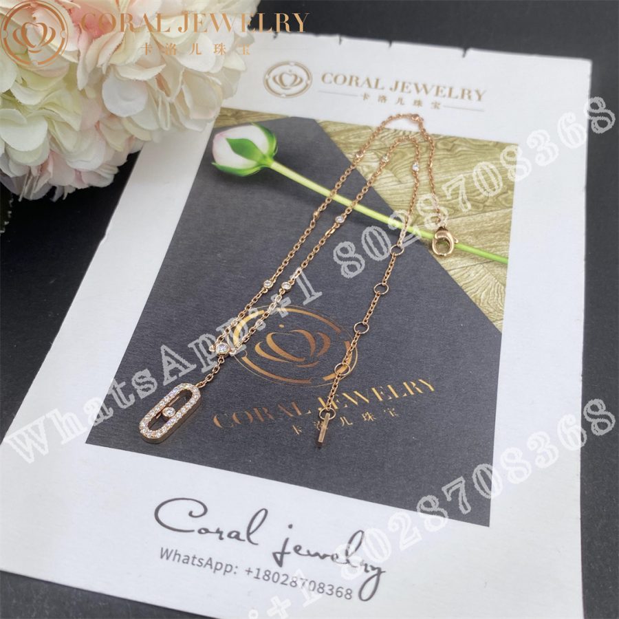 Messika Move Uno Ankle Bracelet Rose Gold Diamond Bracelet 06592-RG - Image 5