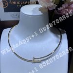 Cartier Juste un Clou Collar Necklace Small Model, Yellow Gold Diamonds Ref. N7424422 - Image 4