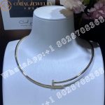 Cartier Juste un Clou Collar Necklace Small Model, Yellow Gold Diamonds Ref. N7424422 - Image 3