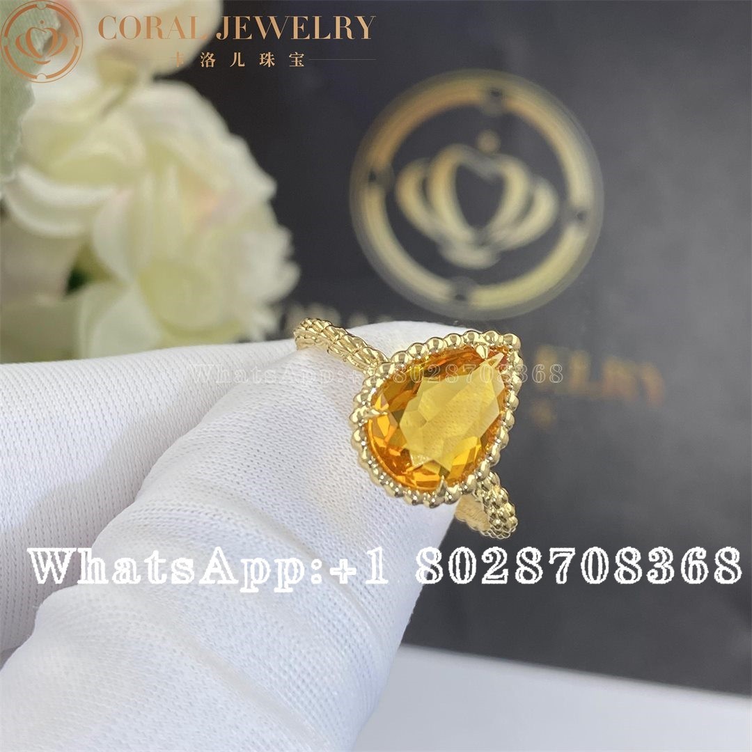 Boucheron Boucheron Serpent Bohème Couleur Yellow Gold Citrine Ring JRG02702