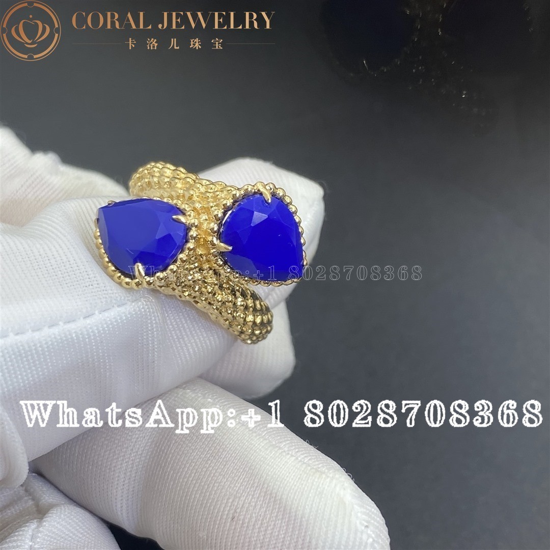 Boucheron Serpent Boheme Couleur Yellow Gold Lapis Lazuli Ring Jrg02774 Coral (2)